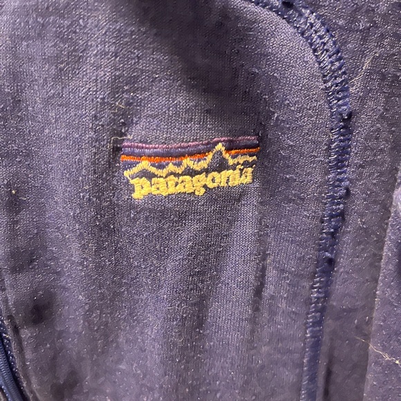 Men’s blue Patagonia lightweight performance sweater 1/4 zip up Men’s Large - Picture 2 of 4